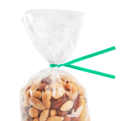 Paper Pre-Cut Twist Ties - 7", Green S-15875G