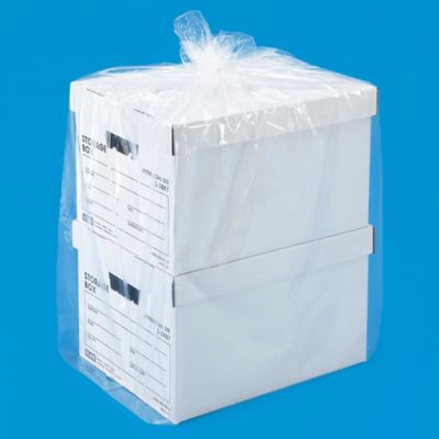 18 x 16 x 40" 2 Mil Gusseted Poly Bags S-15886