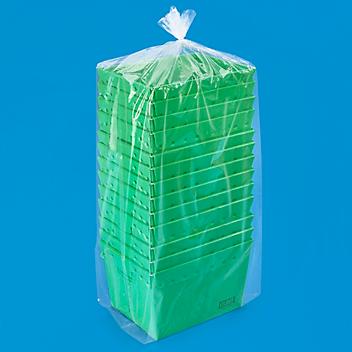 20 x 16 x 60" 2 Mil Gusseted Poly Bags S-15887