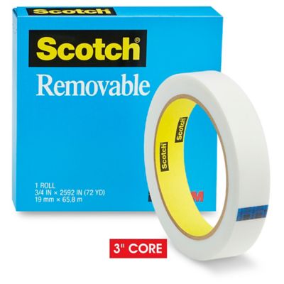 Scotch Removable Tape 811 3/4 x 1296 2 Rolls of Tape Plus H127 Hand  Dispenser