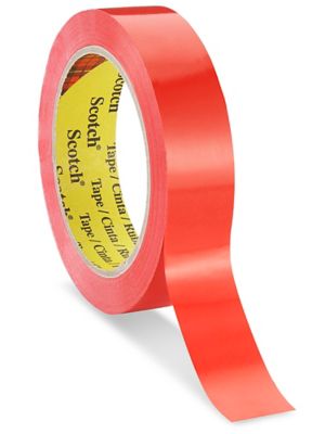 Cinta Adhesiva de Colores - 2 x 55 yardas, Roja, 48 mm x 50 M S