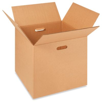 18 x 18 x 18" Corrugated Boxes with Hand Holes S-15961