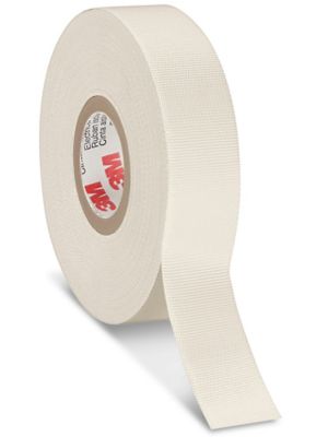 3M 79 Paper Core Glass Electrical Tape, 1/4 x 60 yd x 7 Mil, White, 1  Roll/Carton, 144 Roll/Case