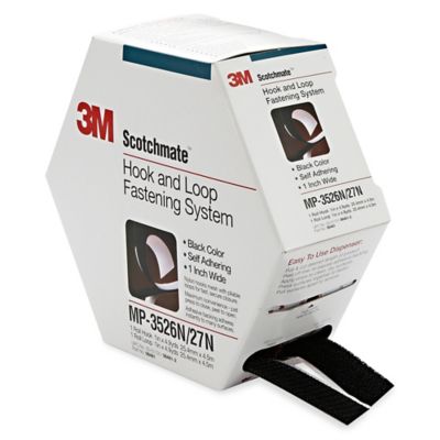 1 Black 3M Adhesive Back hook tape