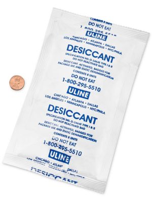 Tyvek&reg; Bag Clay Desiccants - Unit Size 8, 34 Gallon Drum S-1605