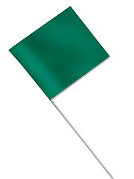 Stake Flags - 2 1/2 x 3 1/2", Green S-16061G