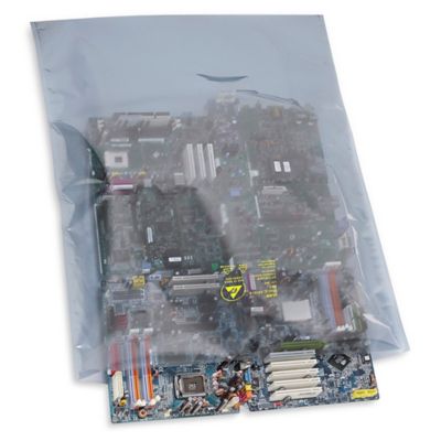 5 x 8 No Print Reclosable Static Shielding Bags S-14182 - Uline