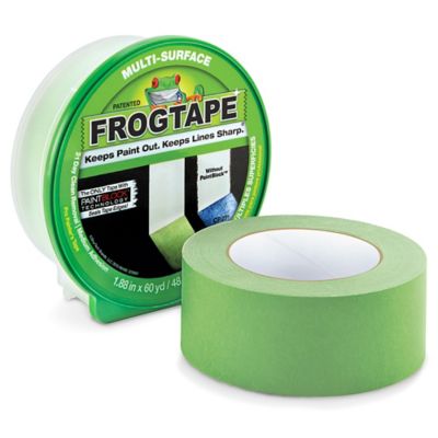 FROGTAPE 240661 Multi-Surface Painter's Tape, 1.88 Inches x 60 Yards,  Green, 3 Rolls w/ 1358463 Multi-Surface Painter's Tape, 0.94 Wide x 60  Yards
