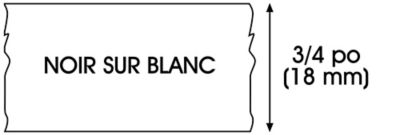 Ruban adhésif d'étiquettes TZE