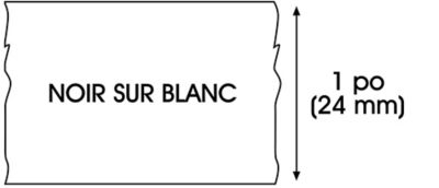 Ruban adhésif d'étiquettes TZE