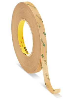 3M 9472LE Adhesive Transfer Tape Hand Rolls - 1/2" x 60 yds S-16125