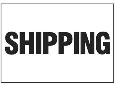  "Shipping" Sign