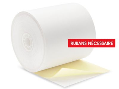 2-Ply Carbonless Cash Register Paper - 3" x 90' S-16165