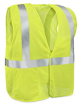 Class 2 Breakaway Hi-Vis Safety Vest - Lime, L/XL S-16171G-L