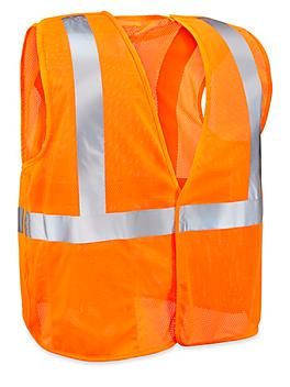 Class 2 Breakaway Hi-Vis Safety Vest - Orange, L/XL S-16171O-L