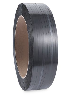 Uline Poly Strapping - 1/2 x .027 x 7,200', Black