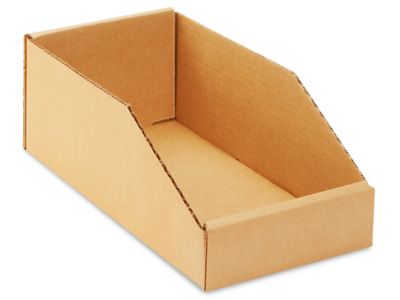 Kraft Corrugated Parts Bins - 6 x 12 x 4 1/2 S-16269 - Uline