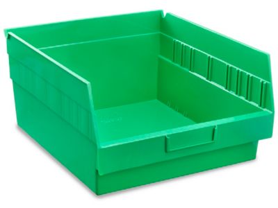 Small Emerald Green Storage Bin 10in x 7in