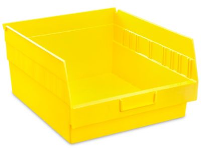 Plastic Shelf Bins - 4 x 12 x 4, Blue S-13396BLU - Uline