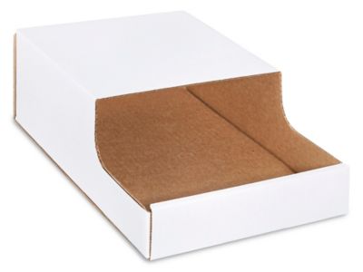 Corrugated Shelf Bins - 100 Pack Thrifty-Bins