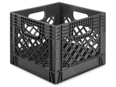  Rigid Milk Crates - 12 x 12 x 10 1/2"