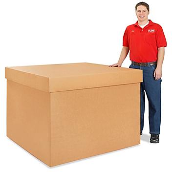 48 x 48 x 36" 1,100 lb Triple Wall Box with Lid S-16337