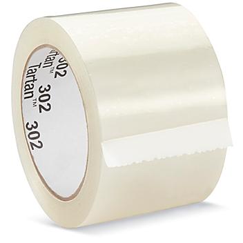 3M 302 Carton Sealing Tape - 3" x 110 yds, Clear S-16346