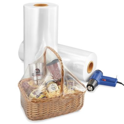 Uline Deluxe Polyolefin Shrink Film Roll - 75 gauge, 24" x 3,500' S-16358