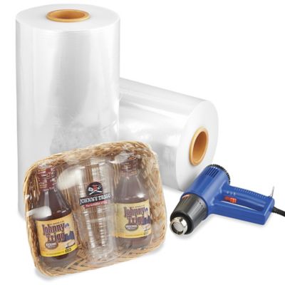 Uline PVC Shrink Film Roll - 75 gauge, 10 x 500