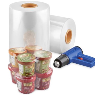 Uline PVC Shrink Film Roll - 100 gauge, 18 x 1,500