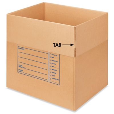 24 x 18 x 24" Deluxe Moving Corrugated Boxes S-16379