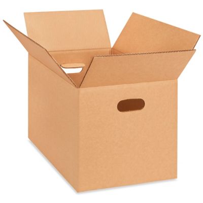 18 x 12 x 12" Corrugated Boxes with Hand Holes S-16380