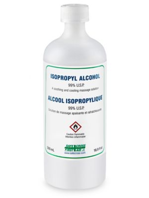 99% Isopropyl Alcohol - 500 mL Bottle S-16420