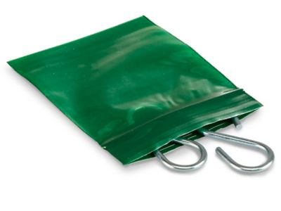 2 x 2, 2 Mil Green Tint Reclosable Bags