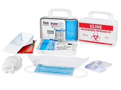 Uline Bloodborne Pathogen Kit - 19 Piece S-16500