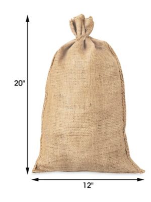 Uline burlap online bags