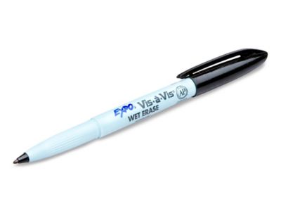 Expo® Wet Erase Markers - Fine Tip, Black