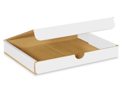 8 x 6 x 1" White Indestructo Mailers S-16528