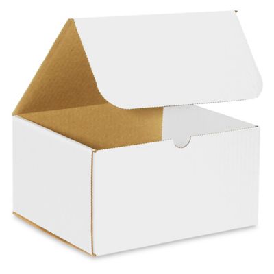 9 x 8 x 5" White Indestructo Mailers S-16531