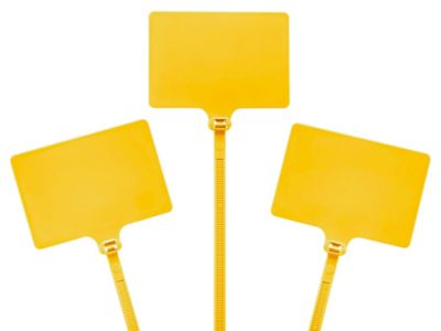 Extra Large Identification Ties - 6", Yellow S-16555Y