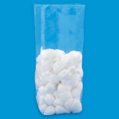 6 x 4 x 18" 1 Mil Gusseted Poly Bags S-16569