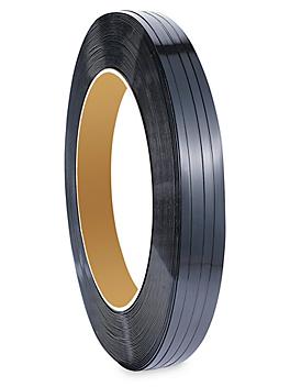 Uline Polyester Strapping - 5/8" x .030" x 1,800', Black S-1656