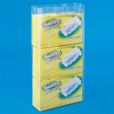 8 x 3 x 18" 2 Mil Gusseted Poly Bags S-16574