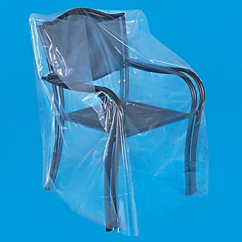 28 x 24 x 52" 2 Mil Gusseted Poly Bags S-16580