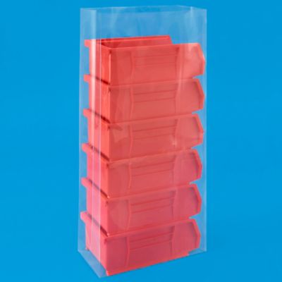 8 x 4 x 22" 3 Mil Gusseted Poly Bags S-16585