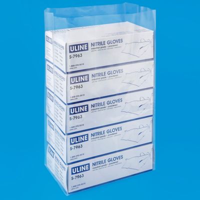 10 x 6 x 20" 3 Mil Gusseted Poly Bags S-16587