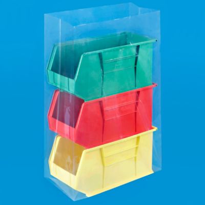 20 x 10 x 36" 3 Mil Gusseted Poly Bags S-16593