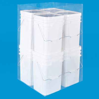 20 x 20 x 48" 3 Mil Gusseted Poly Bags S-16595