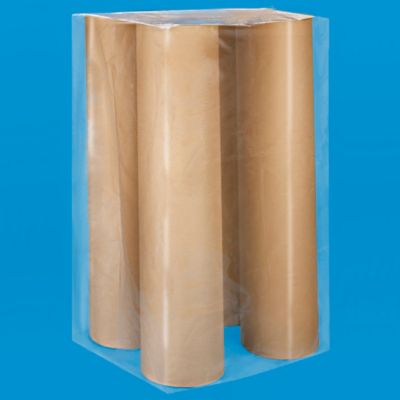 26 x 24 x 60" 3 Mil Gusseted Poly Bags S-16598