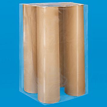 26 x 24 x 60" 3 Mil Gusseted Poly Bags S-16598